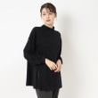 インテレクション(INTELLECTION)の【洗える・袖コンシャス】サイドスリットプルオーバージャージ ブラック(019)