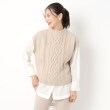 インテレクション(INTELLECTION)の【ケーブル編み】ニットベスト15