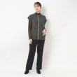 インテレクション(INTELLECTION)の【片畦編み】ビッグシルエットジップアップニットベスト11