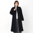 インテレクション(INTELLECTION)の【軽量】衿変化シンプルロングコート ブラック(019)