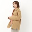 インテレクション(INTELLECTION)の【軽量】ステッチポイントミドル丈コート ピンクベージュ(053)
