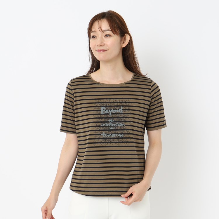 インテレクション(INTELLECTION)の【洗える】デザインポイントTシャツ Ｔシャツ
