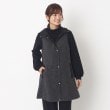 インテレクション(INTELLECTION)の【フード付き】チュニック丈スライバーベスト チャコールグレー(014)