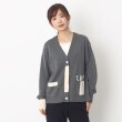 インテレクション(INTELLECTION)のブロック配色ポイントニットカーディガン14