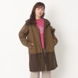 インテレクション(INTELLECTION)の【フリース×タフタ】フード付き異素材カジュアルコート20