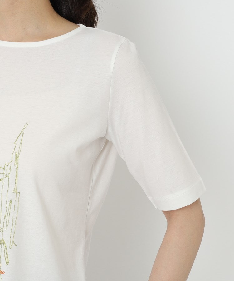 インテレクション(INTELLECTION)の【洗える】風景刺繍ポイントTシャツ5