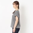 インテレクション(INTELLECTION)の【洗える】ドット柄フレンチ袖Tシャツ2