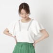インテレクション(INTELLECTION)のピンタックスリーブプルオーバージャージ アイボリー(004)