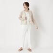 インテレクション(INTELLECTION)の切り替え透かし編みニットカーディガン12