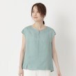 インテレクション(INTELLECTION)のレーヨン混リネンTブラウス1