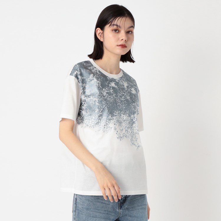 インテレクション(INTELLECTION)の【洗える・半そで】グラデーションプルオーバージャージ Ｔシャツ