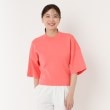 インテレクション(INTELLECTION)の【洗える・コットン混】袖コンシャスプルオーバーニット ピンク(071)