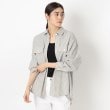 インテレクション(INTELLECTION)の【洗える・洗い加工】背面スリットデザインシャツ ホワイト(302)