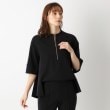 インテレクション(INTELLECTION)の【洗える・ストレッチ・SET-UP】ハーフジッププルオーバージャージ ブラック(019)