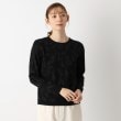 インテレクション(INTELLECTION)の【洗える・ジャカード・リーフ柄】コットン素材プルオーバーニット11