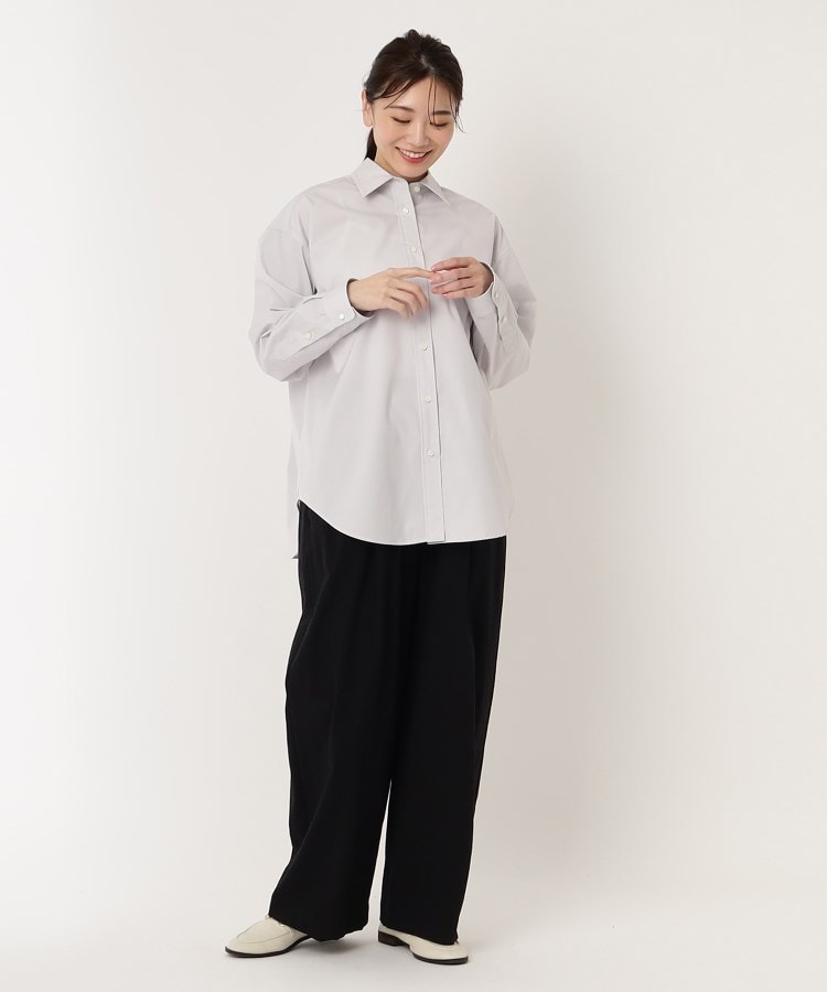 インテレクション(INTELLECTION)の【洗える】コットンポリエステルシャツブラウス14