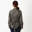 インテレクション(INTELLECTION)の【洗える】カシュクールデザインシャツ12