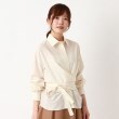 インテレクション(INTELLECTION)の【洗える】カシュクールデザインシャツ13