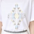インテレクション(INTELLECTION)の【洗える】イカット柄プリント半そでTシャツ10