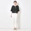 インテレクション(INTELLECTION)の【洗える・フリルデザイン】5分袖羽織りジャケット10