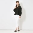 インテレクション(INTELLECTION)の【洗える・フリンジ取り外し】クロップド丈ストレッチパンツ11