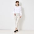 インテレクション(INTELLECTION)の【洗える・フリンジ取り外し】クロップド丈ストレッチパンツ14
