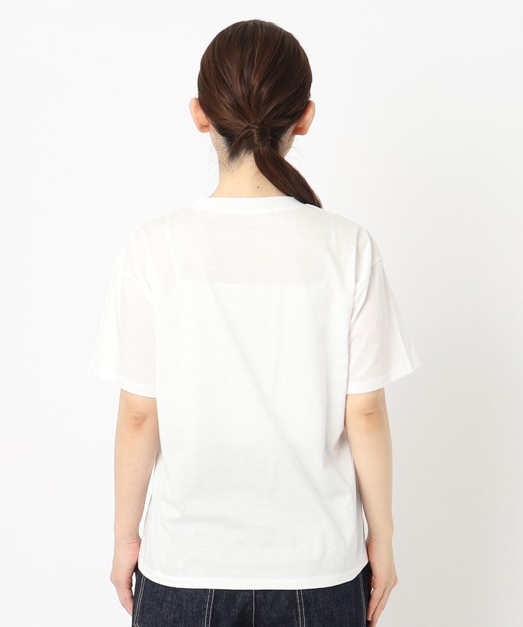 インテレクション(INTELLECTION)の【洗える・コットン】フラワープリント・刺繍・スパンコールTシャツ3