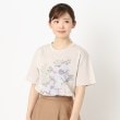 インテレクション(INTELLECTION)の【洗える・コットン】フラワープリント・刺繍・スパンコールTシャツ11