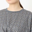 インテレクション(INTELLECTION)の【洗える・異素材MIX】リバティカットソーチュニック4