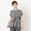 インテレクション(INTELLECTION)の【洗える・異素材MIX】リバティカットソーチュニック カーキ(127)