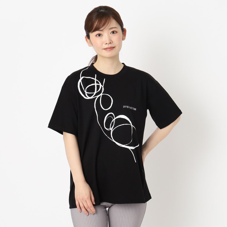 インテレクション(INTELLECTION)の【洗える・ゆったり】サークルモチーフAラインTシャツ Ｔシャツ