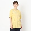 インテレクション(INTELLECTION)の【洗える・ゆったり】サークルモチーフAラインTシャツ イエロー(032)