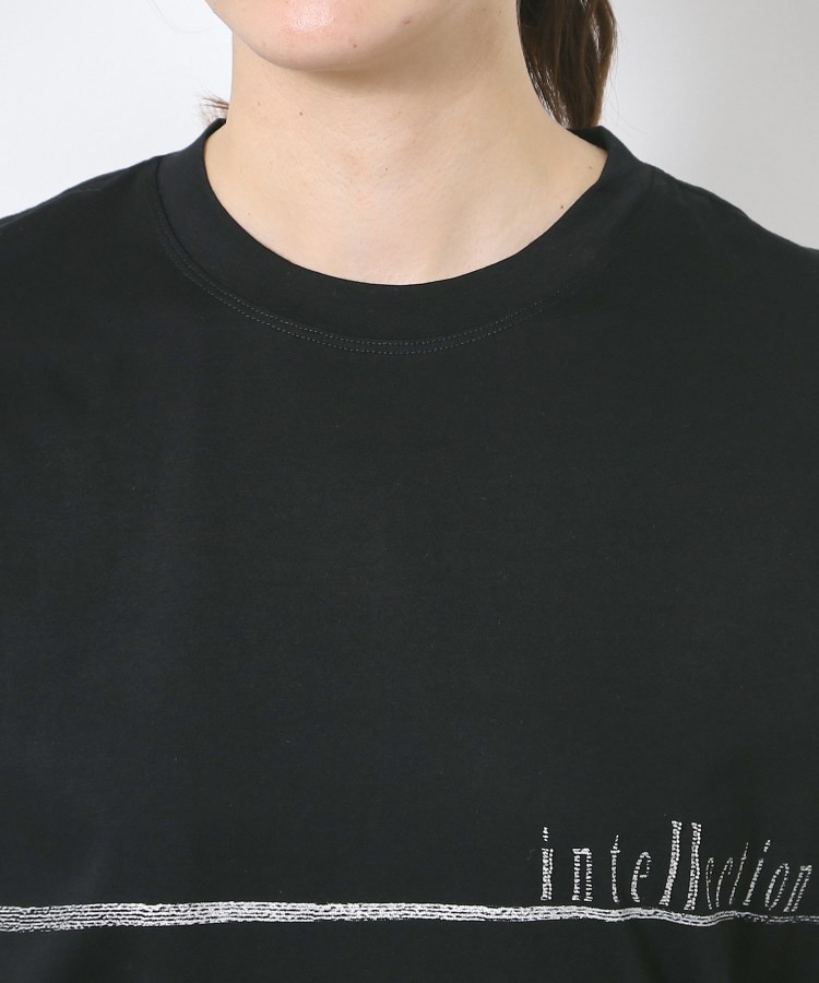 インテレクション(INTELLECTION)の【洗える・コットン】ドロップショルダーTシャツ4