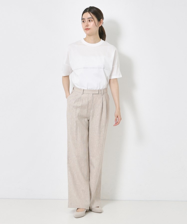 インテレクション(INTELLECTION)の【洗える・コットン】ドロップショルダーTシャツ8