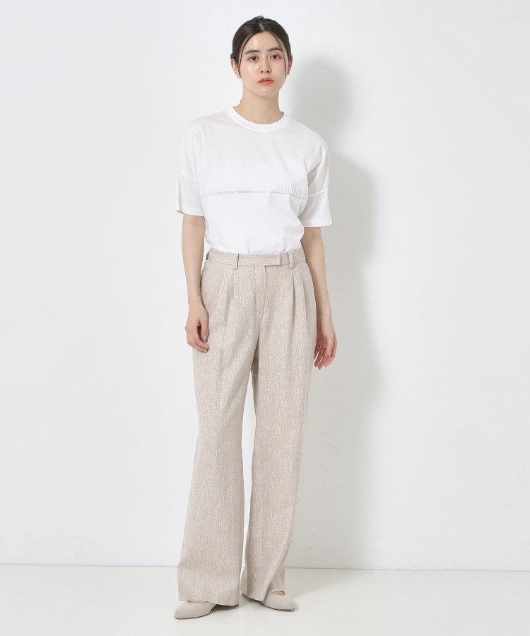 インテレクション(INTELLECTION)の【洗える・コットン】ドロップショルダーTシャツ9