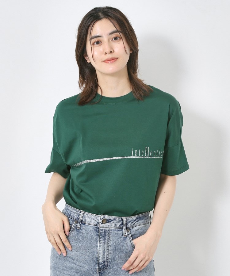 インテレクション(INTELLECTION)の【洗える・コットン】ドロップショルダーTシャツ15