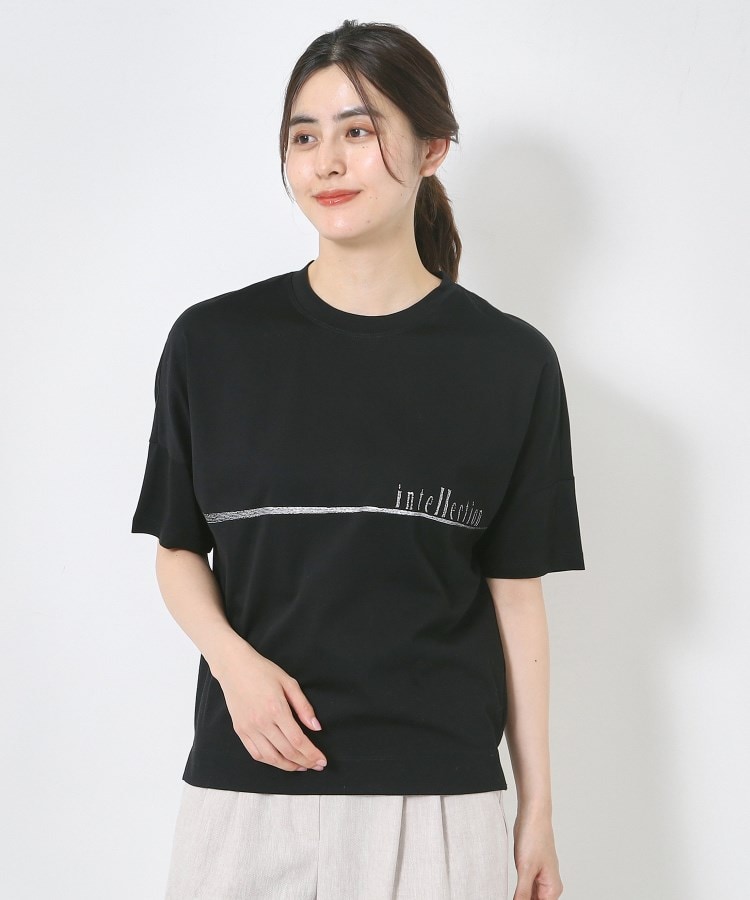 インテレクション(INTELLECTION)の【洗える・コットン】ドロップショルダーTシャツ19