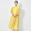 インテレクション(INTELLECTION)の【洗える・パフスリーブ】ふんわりワンピース イエロー(032)