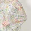 インテレクション(INTELLECTION)の【洗える・シアー】フラワープリントブラウス6