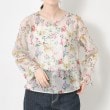 インテレクション(INTELLECTION)の【洗える・シアー】フラワープリントブラウス12