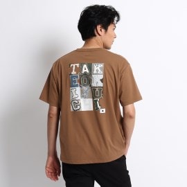 タケオキクチ(TAKEO KIKUCHI)のNEW TRADロゴ バックプリント オーバーサイズTシャツ Ｔシャツ