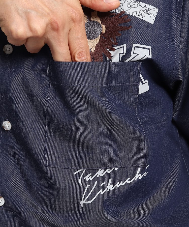 NEW TRAD ロゴ アップリケ 半袖シャツ（カジュアルシャツ） | TAKEO 