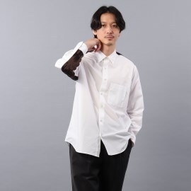 タケオキクチ(TAKEO KIKUCHI)のアブストラクト カモフラ柄 シャツ カジュアルシャツ