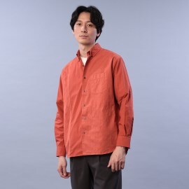 タケオキクチ(TAKEO KIKUCHI)のガーメントダイ ブロッキング シャツ カジュアルシャツ