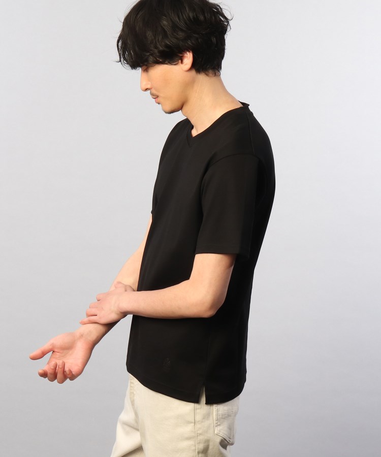 タケオキクチ(TAKEO KIKUCHI)の◆【Sサイズ～】ハイゲージ フライス Vネック Tシャツ11