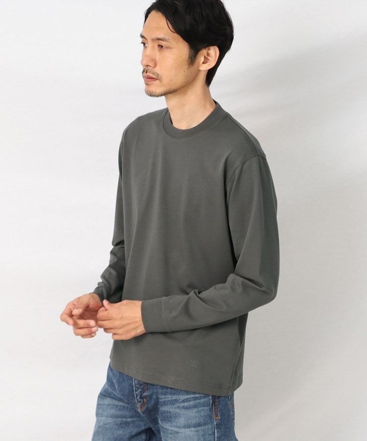 タケオキクチ(TAKEO KIKUCHI)のテーラード Tシャツ　ロングスリーブ チャコールグレー(014)