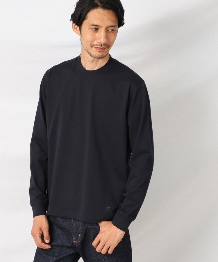 タケオキクチ(TAKEO KIKUCHI)のテーラード Tシャツ　ロングスリーブ ネイビー(093)