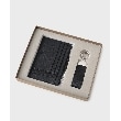 タケオキクチ(TAKEO KIKUCHI)のレザーミニ財布 キーホルダーセット ブラック(019)