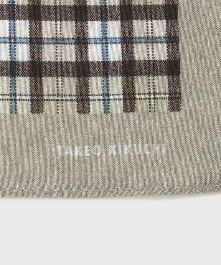 タケオキクチ(TAKEO KIKUCHI)のパネルチェック ハンカチ2
