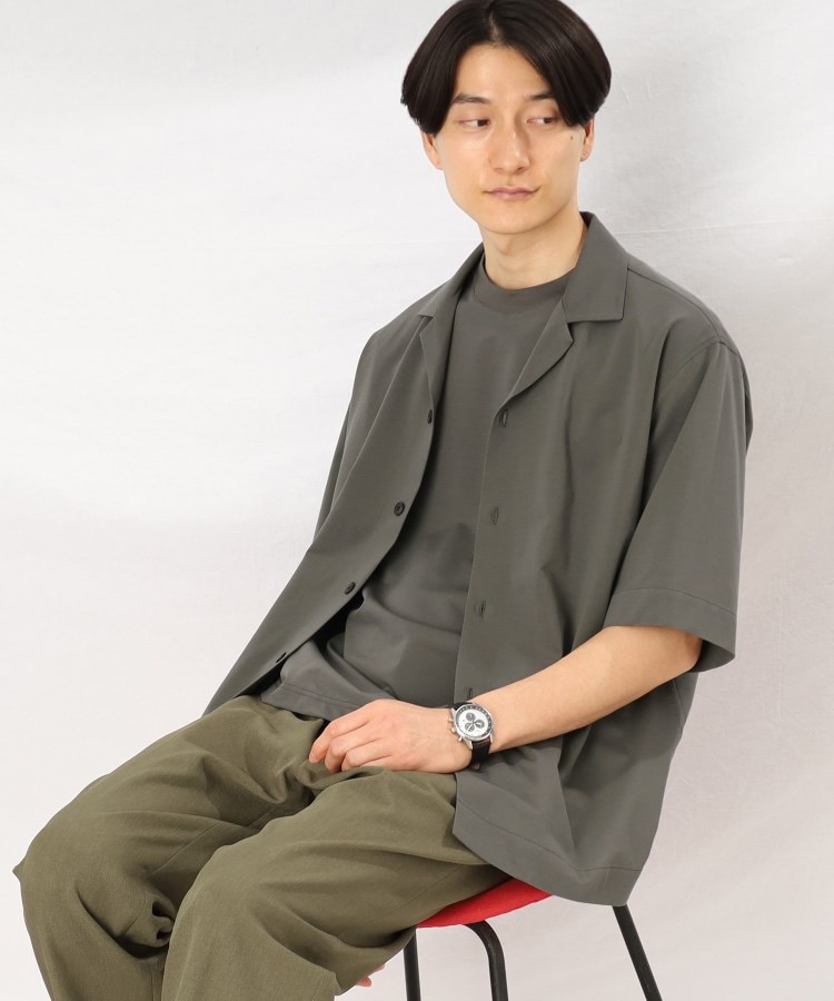 タケオキクチ(TAKEO KIKUCHI)のマルデオリ カノコ オープンカラー シャツ12